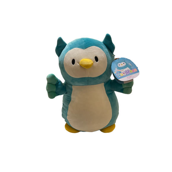 Original Squishmallow 18" Hugmees Winston the Aqua Blue Owl - Picture 1 of 2